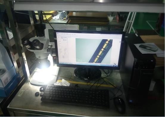 明美顯微鏡相機MD30用于觀察電路板